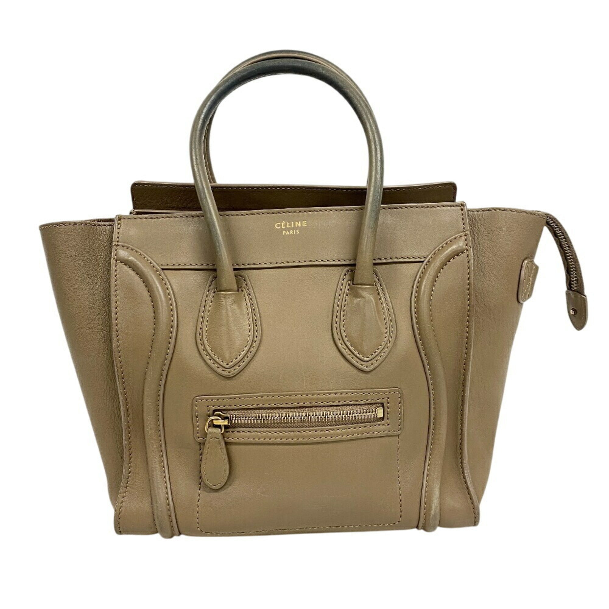 Luggage Bag Smooth Leather Micro