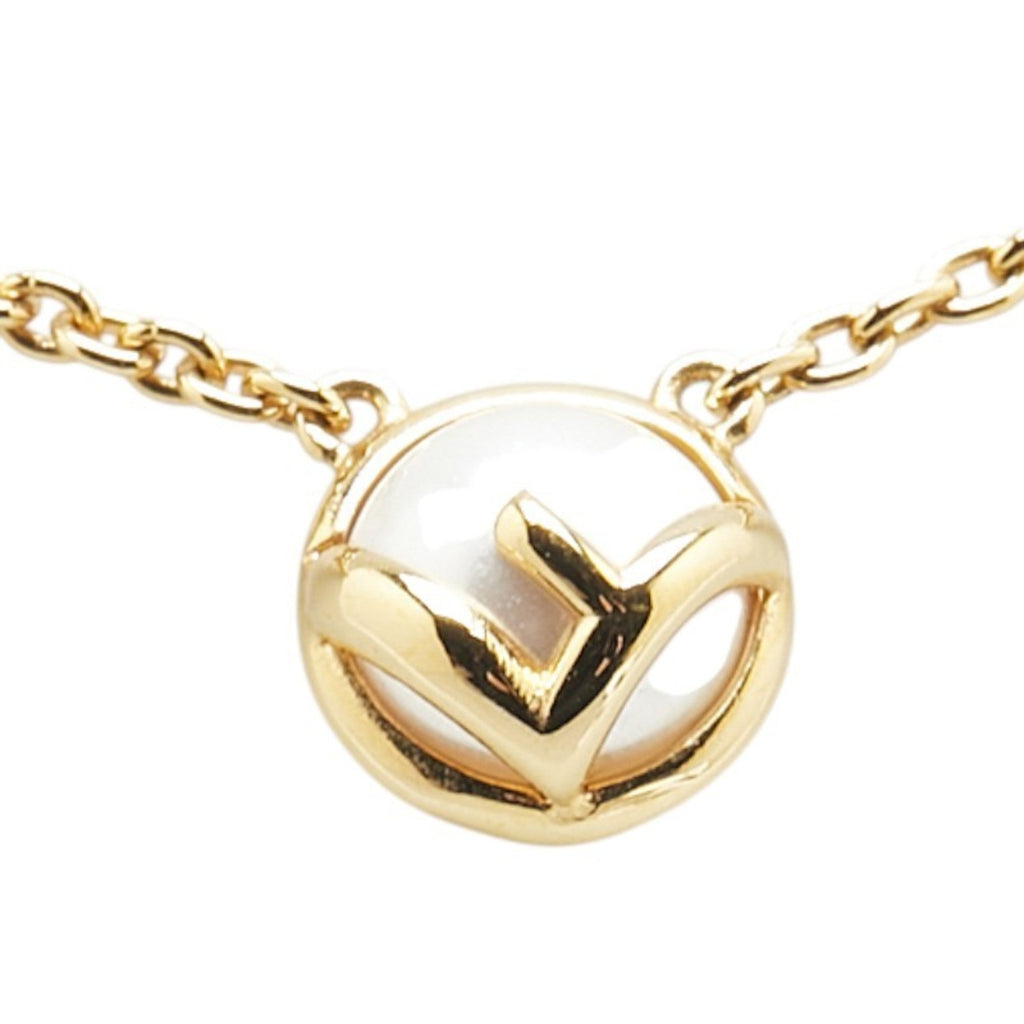 Pendant Necklace Gold With Artificial Pearl