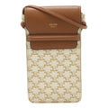Wallet on Strap Triomphe Coated Canvas