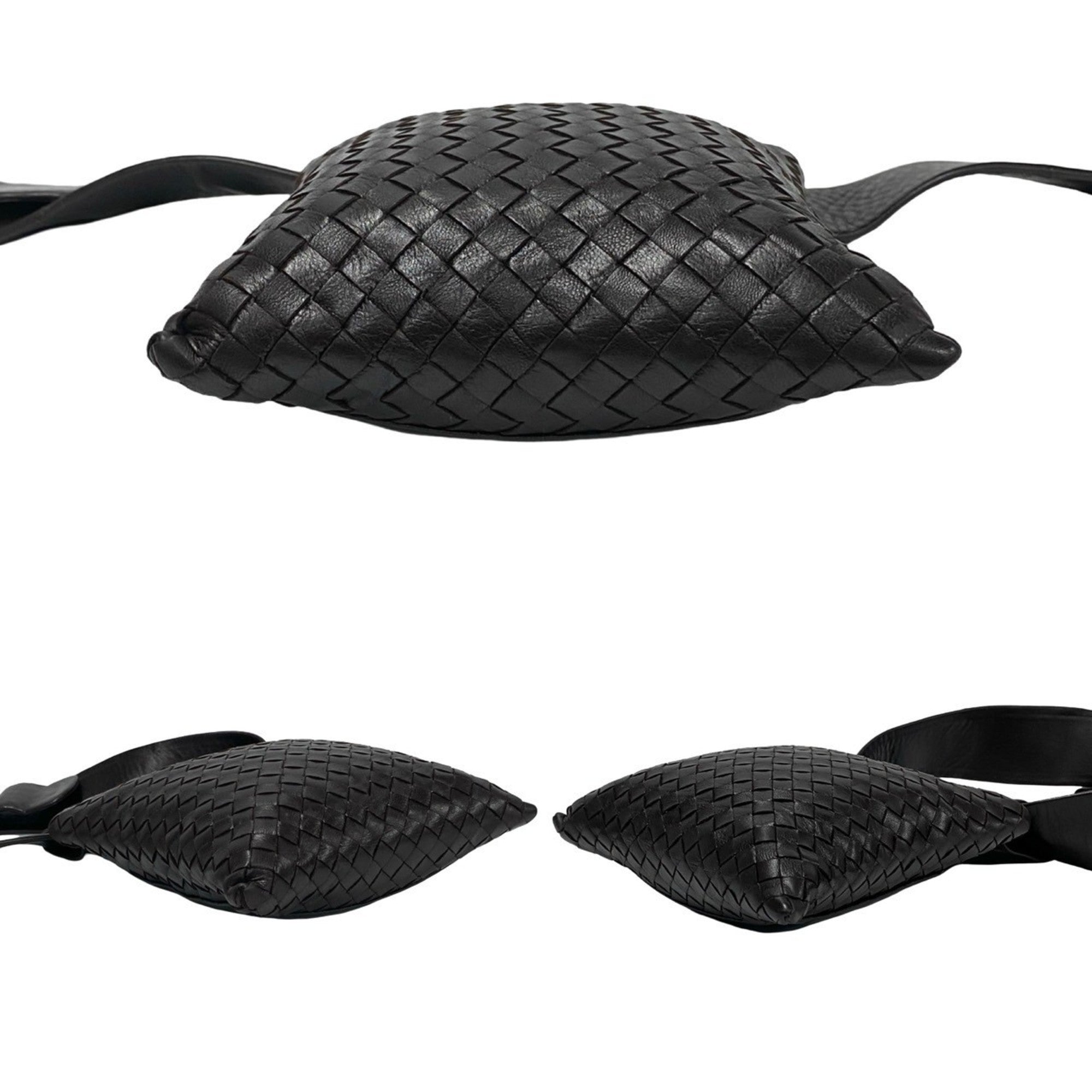 Virgule Shoulder Bag Intrecciato Nappa Small