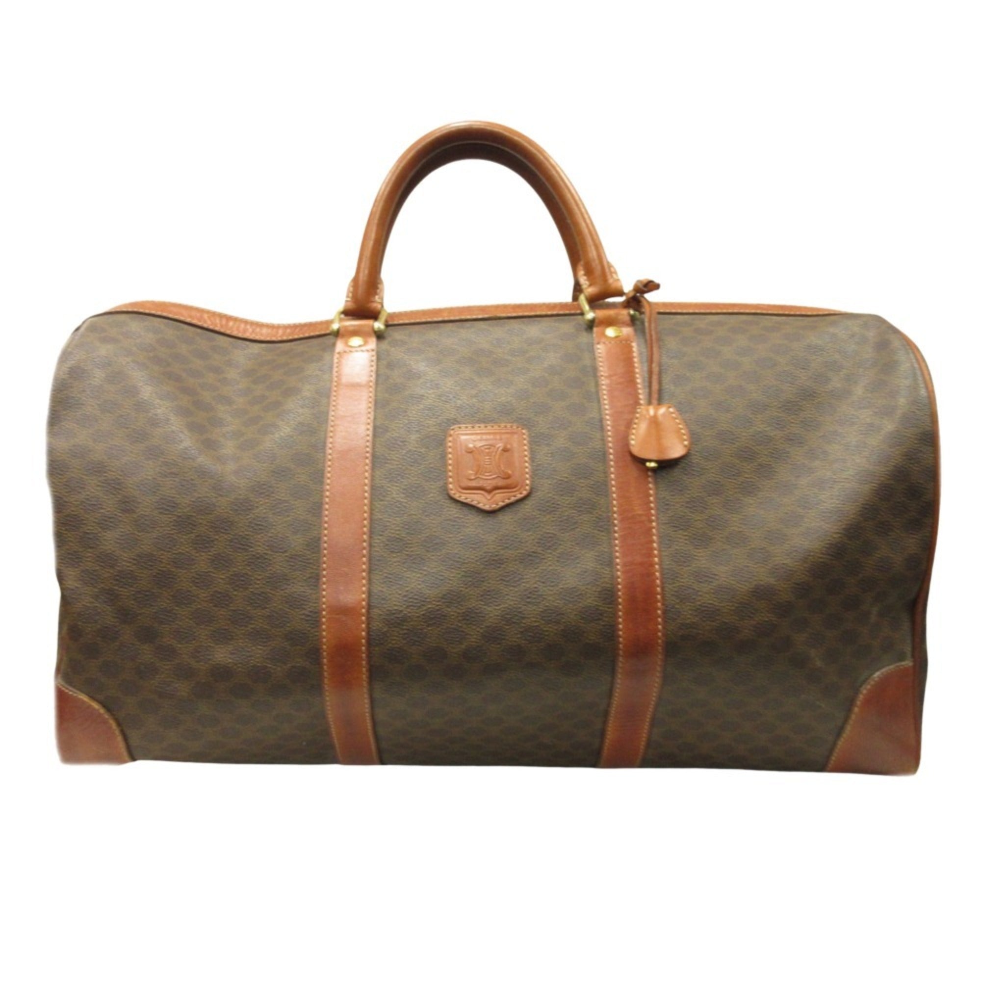 Vintage Duffle Bag Macadam Coated Canvas Large
