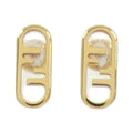 Earrings Gold-Tone Metal