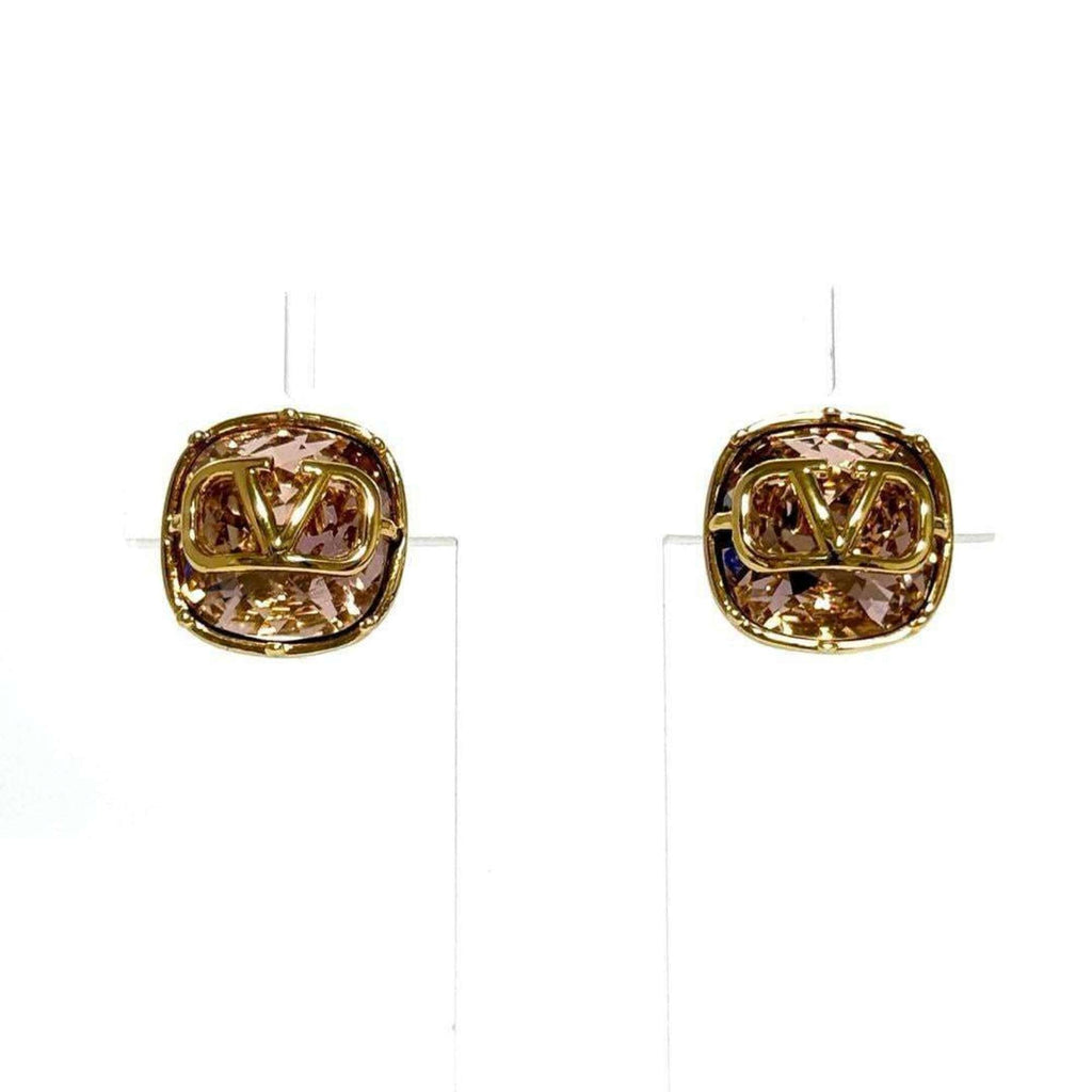 Crystal Earrings Metal and Rhinestone