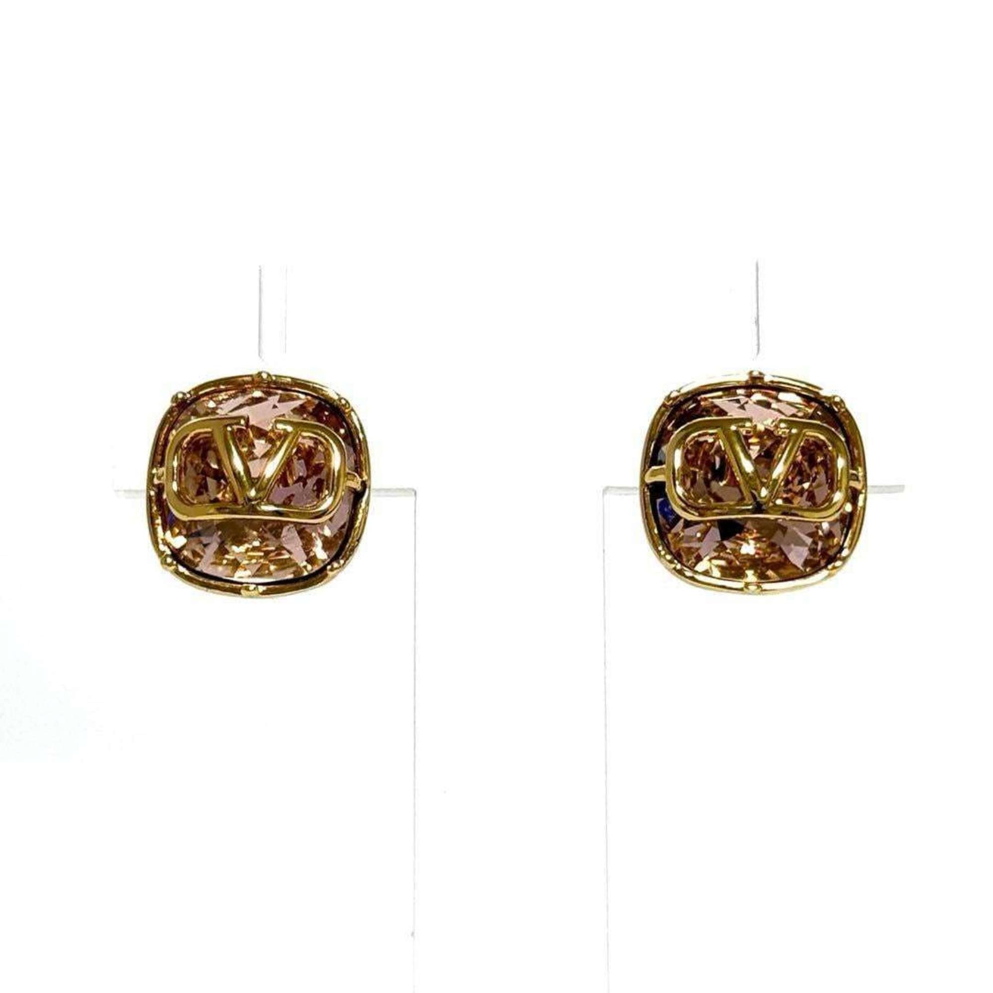 Crystal Earrings Metal and Rhinestone
