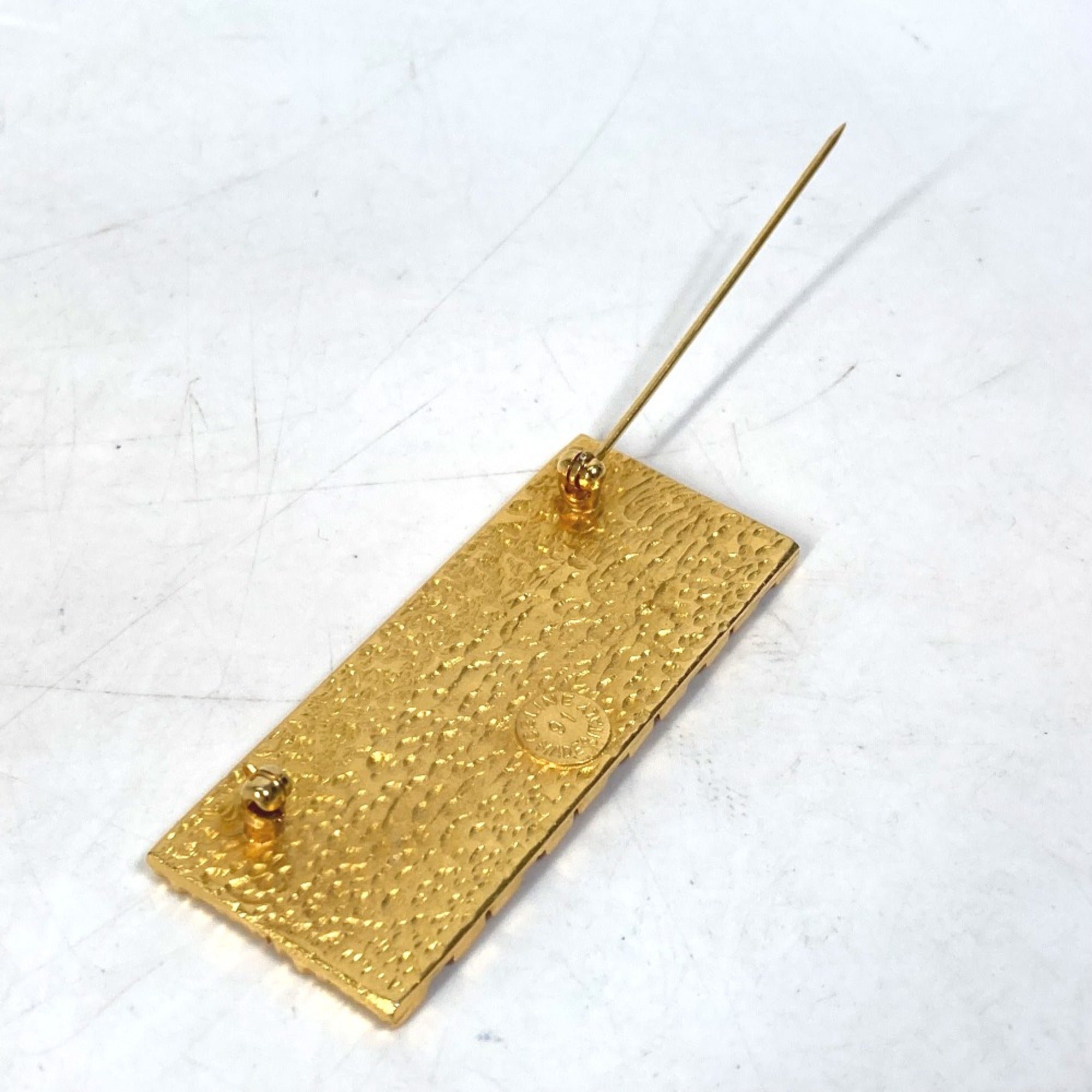 Arc de Triomphe Brooch Gold