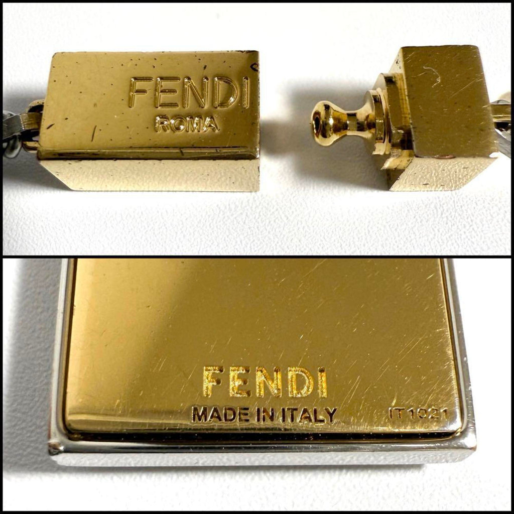 Pendant Necklace Metal Palladium and Gold Color