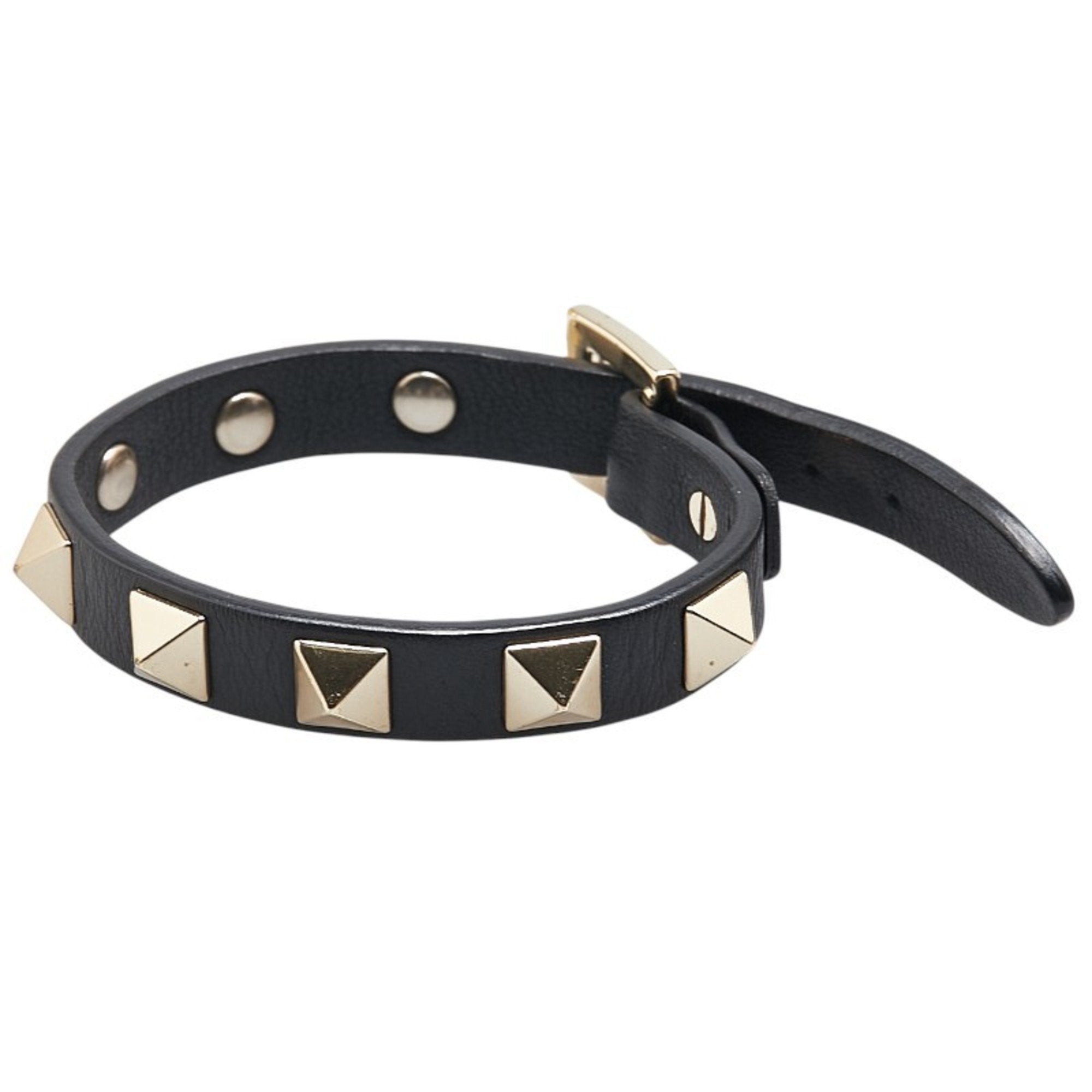 Bracelet Gold and Leather