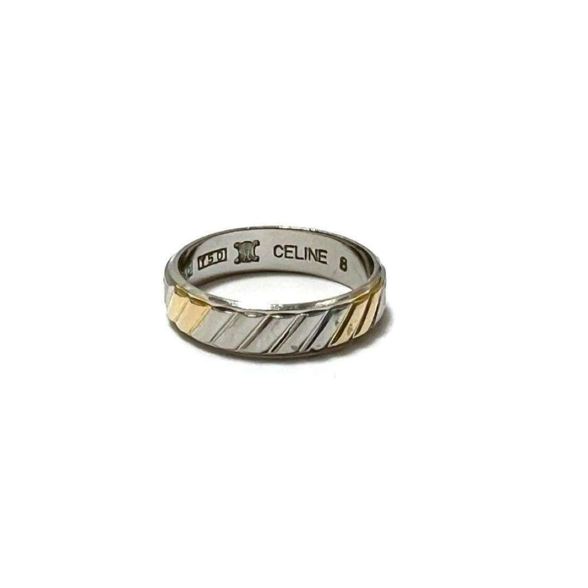 Trim Off Ring Platinum and 18K Yellow Gold