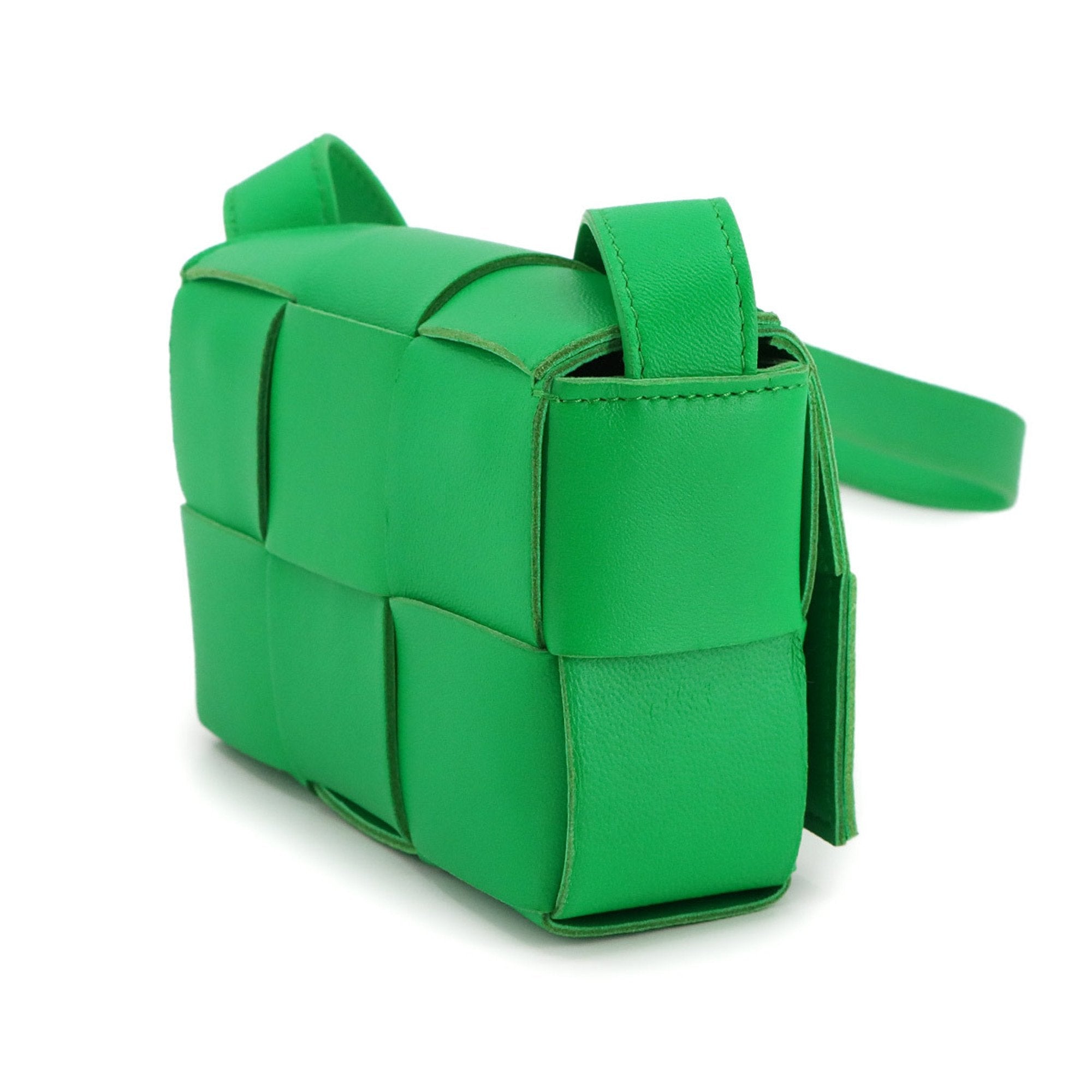 Cassette Crossbody Bag Maxi Intrecciato Leather