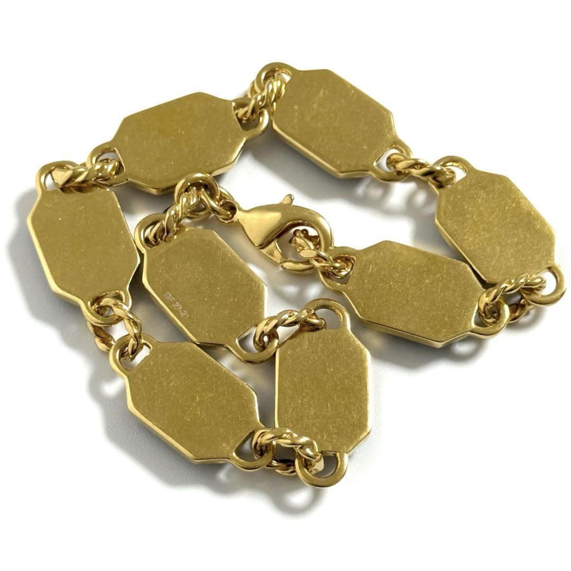 FF Link Bracelet Metal Gold