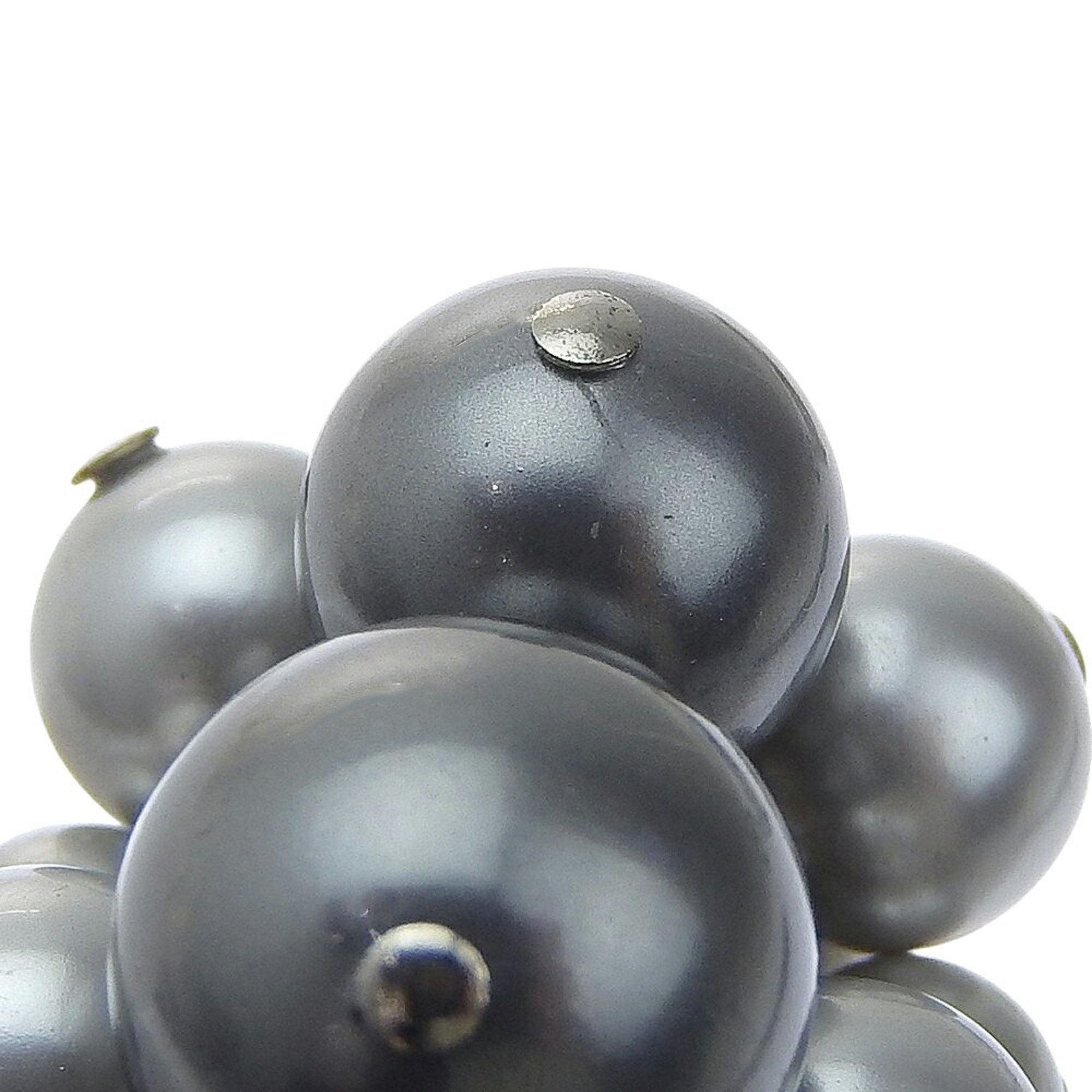Ring Metal Gray Silver with Pearl