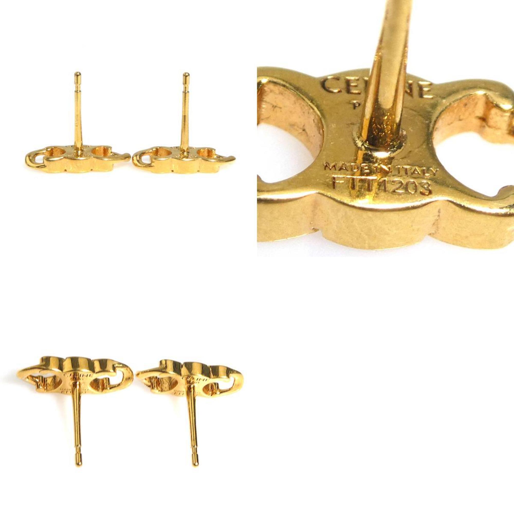 Earrings Gold-Tone Metal