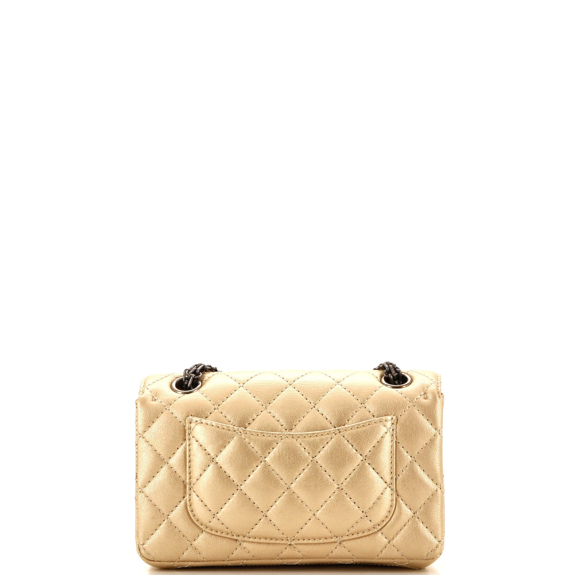 Reissue 2.55 Flap Bag Quilted Metallic Calfskin Mini