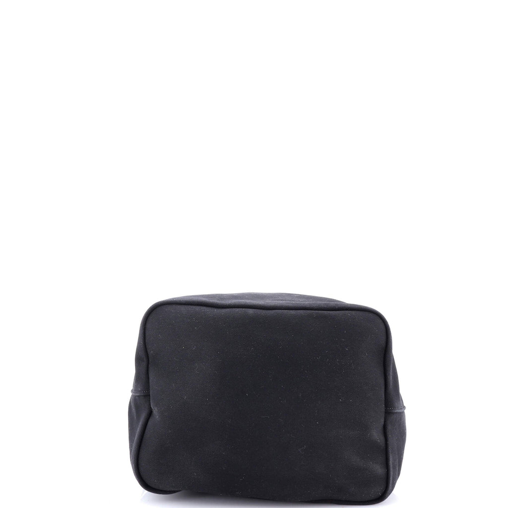 Rive Gauche Drawstring Sling Bag Stripe Canvas Medium