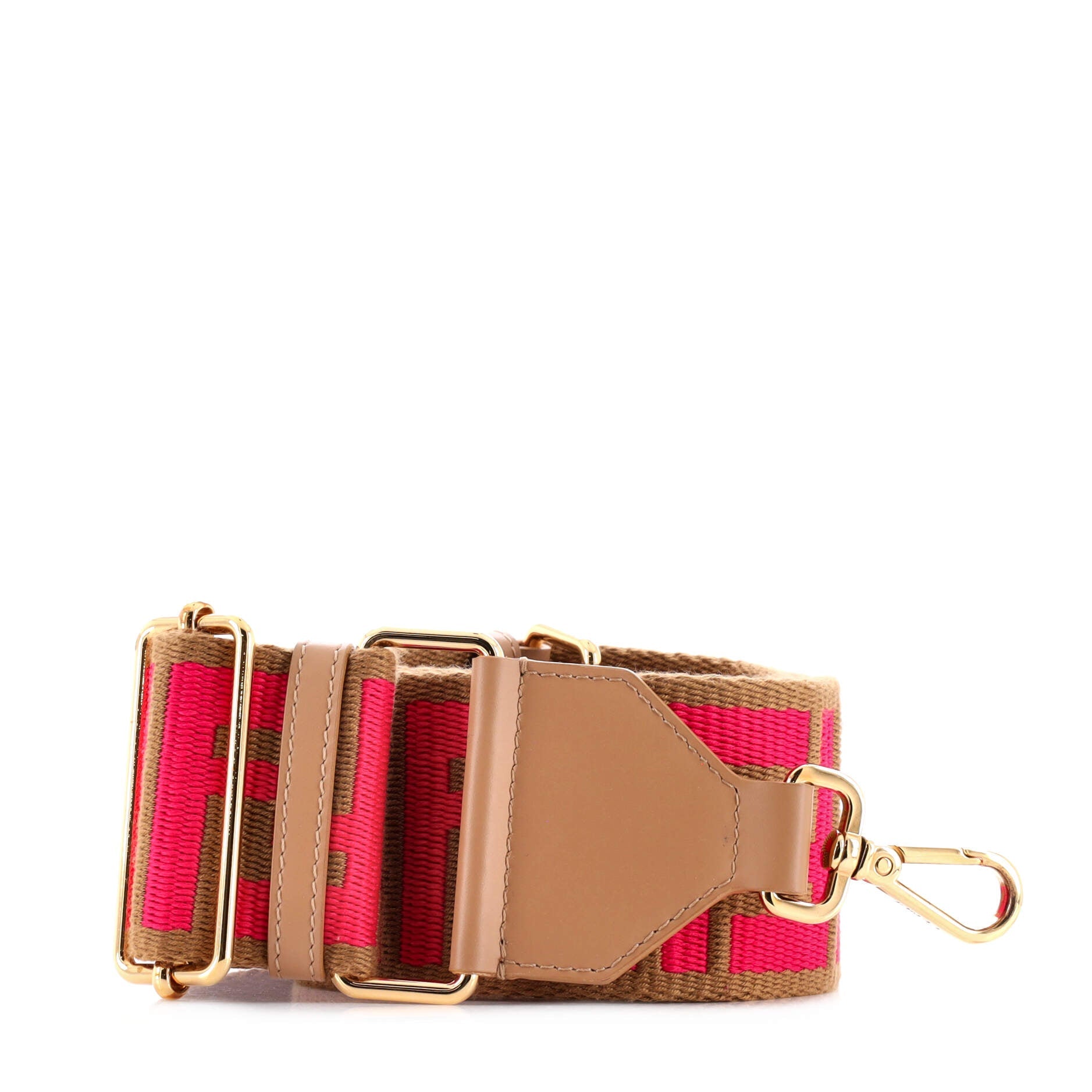 Strap You Shoulder Strap Zucca Canvas with Leather