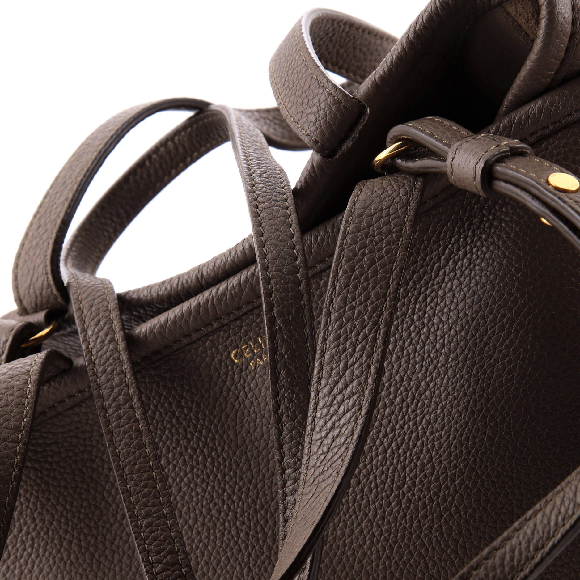 Folded Cabas Leather Small