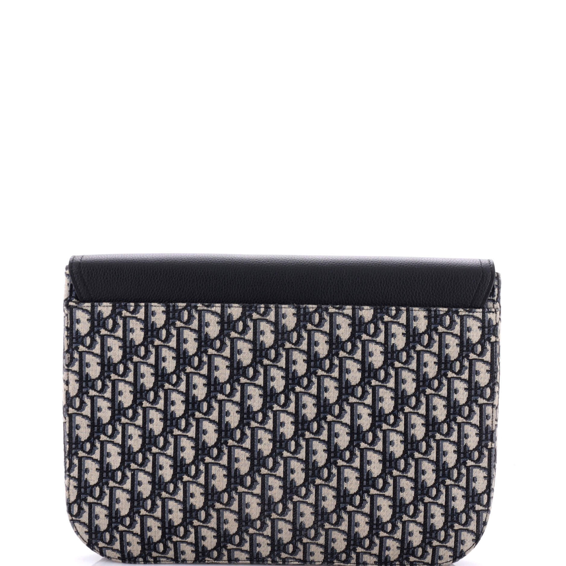 Saddle A4 Clutch Oblique Canvas and Leather