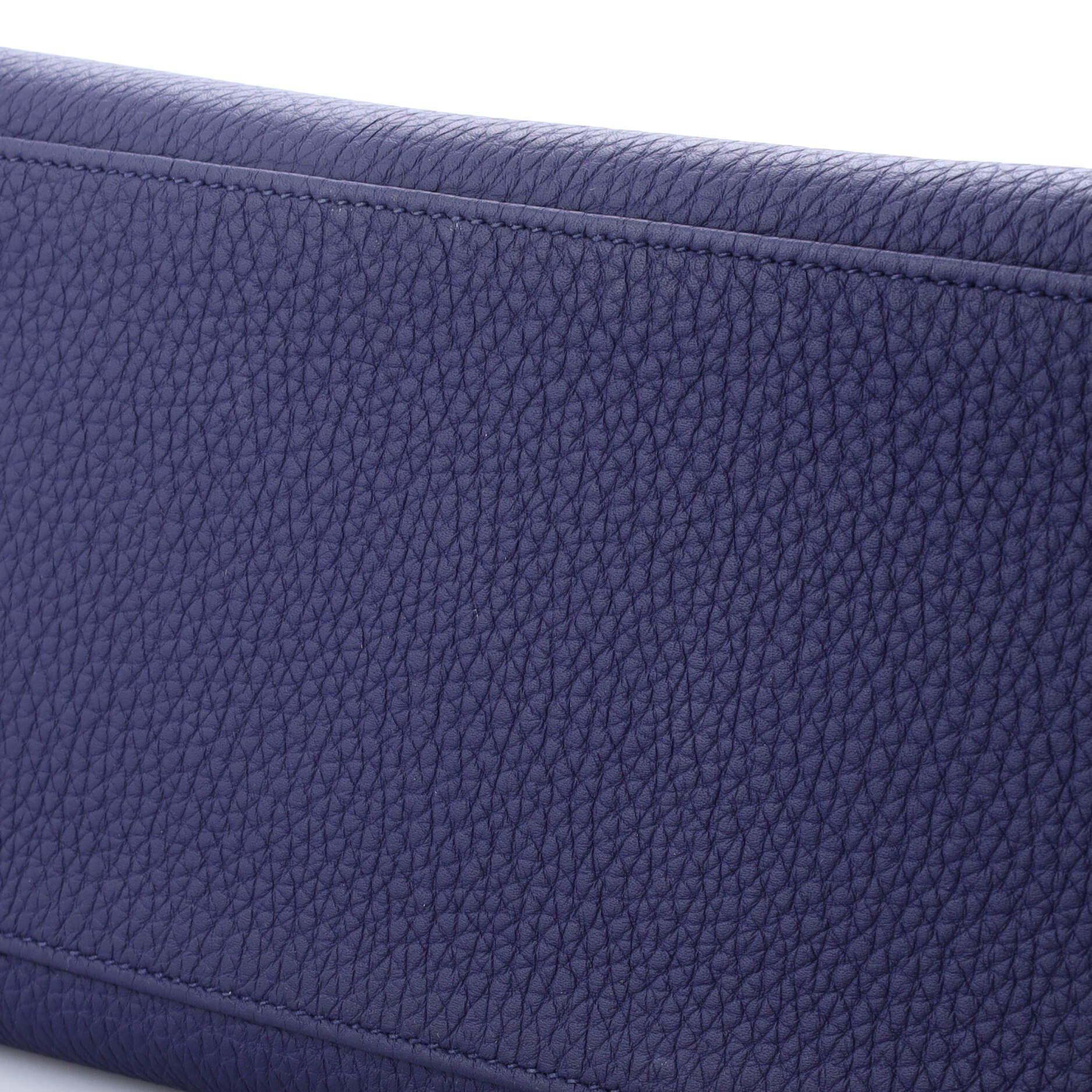 Kelly Handbag Bleu Encre Togo with Gold Hardware 28