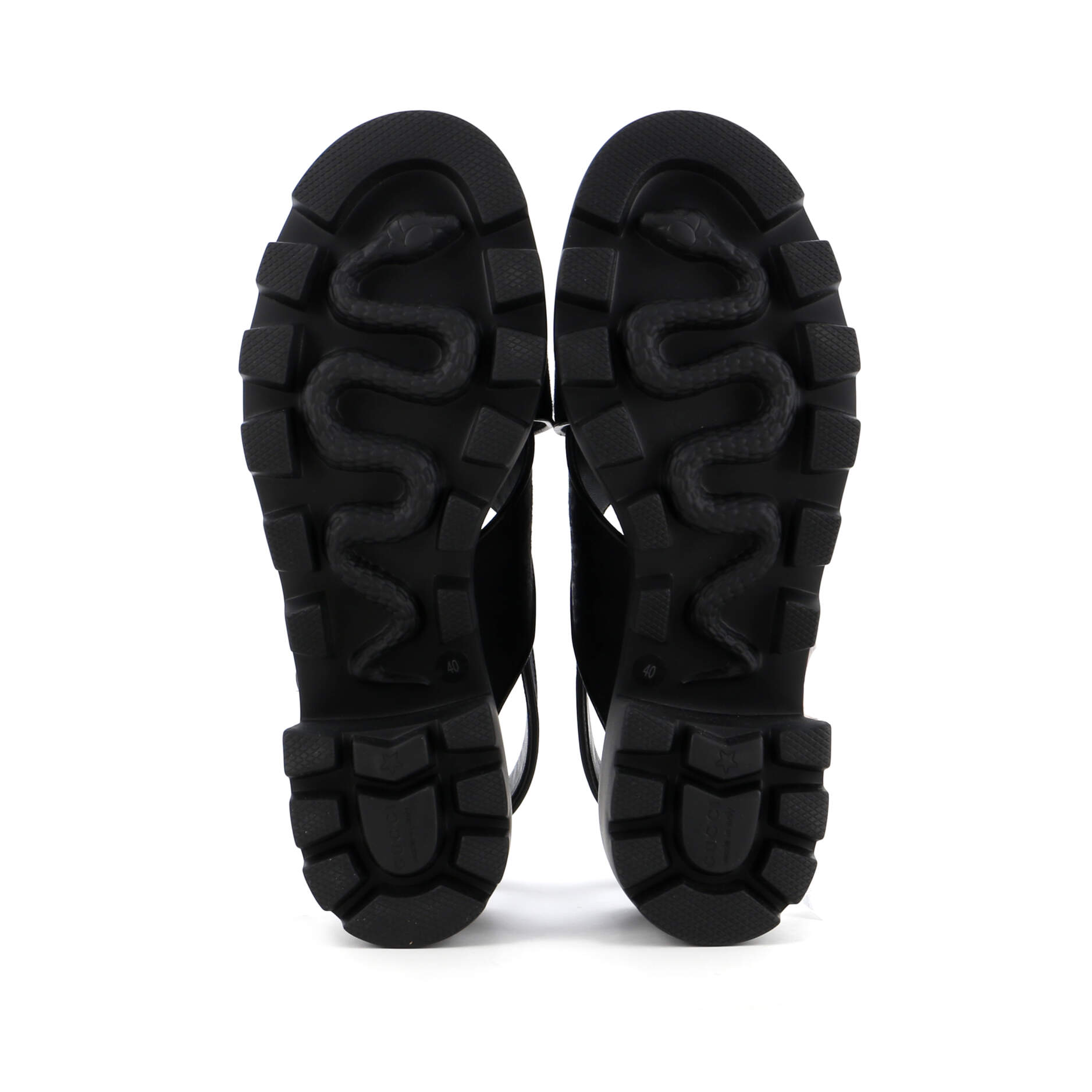 Women's Lug Sole Platform Slingback Sandals GG Canvas