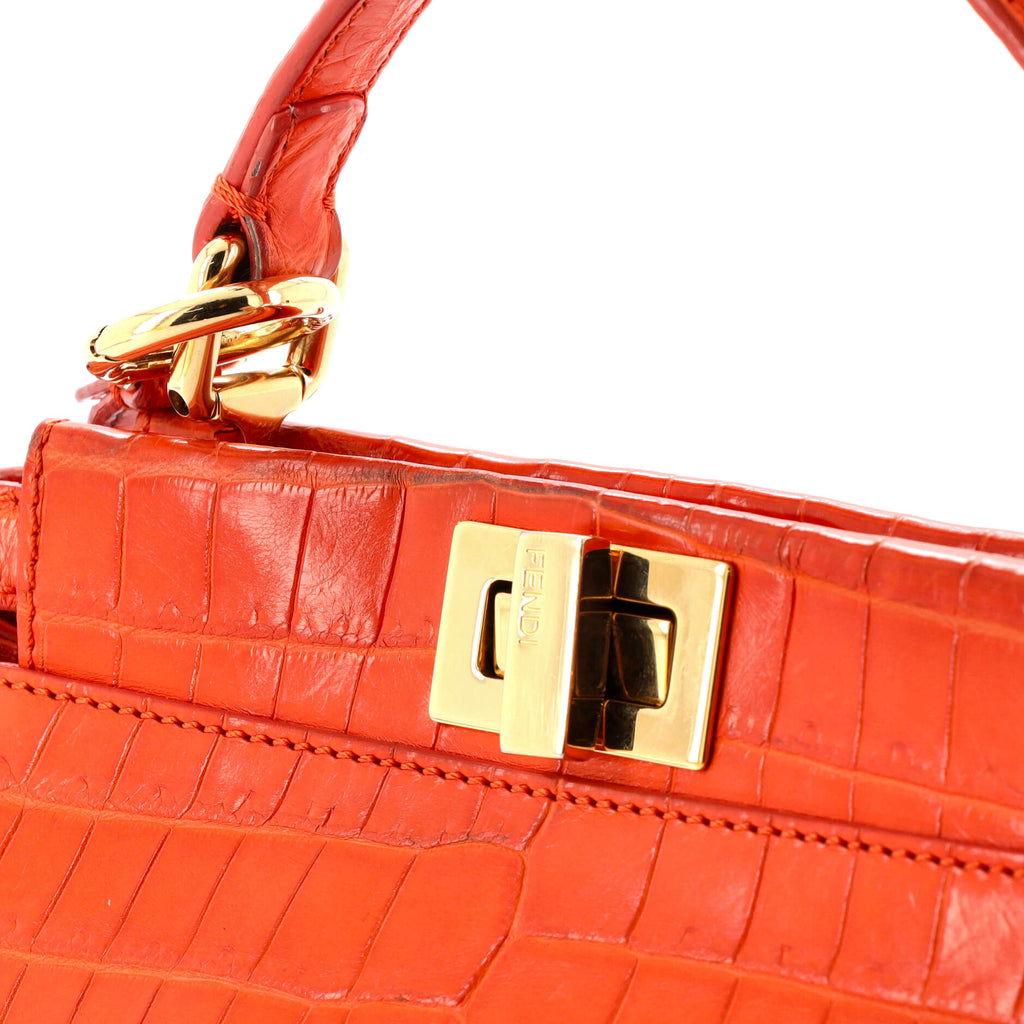 Peekaboo Bag Crocodile Mini