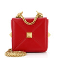 Roman Stud Flap Bag Quilted Leather Mini
