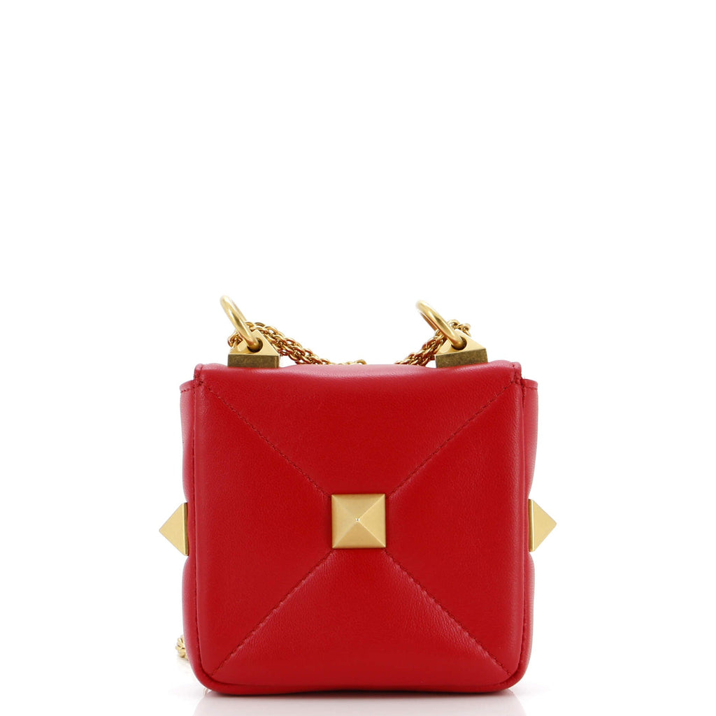 Roman Stud Flap Bag Quilted Leather Mini