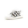 Women's Rockstud Open Sneakers Printed Leather
