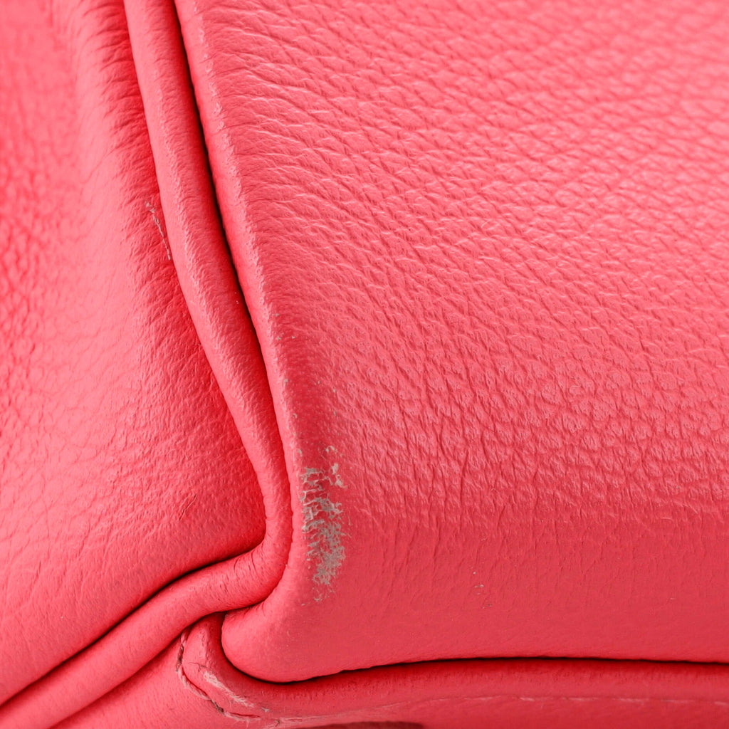Kelly Handbag Rose Azalée Evercolor with Palladium Hardware 28