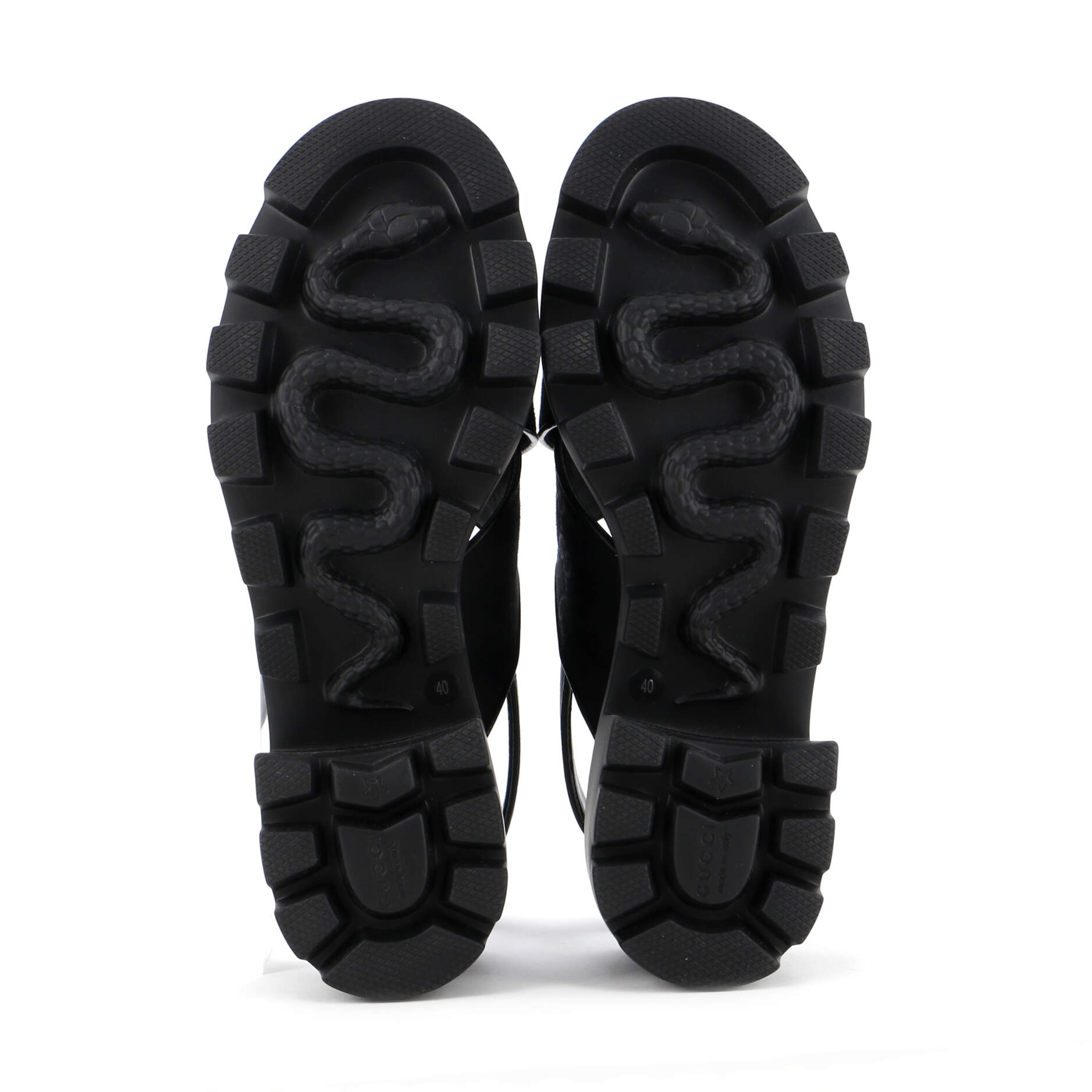 Women's Lug Sole Platform Slingback Sandals GG Canvas