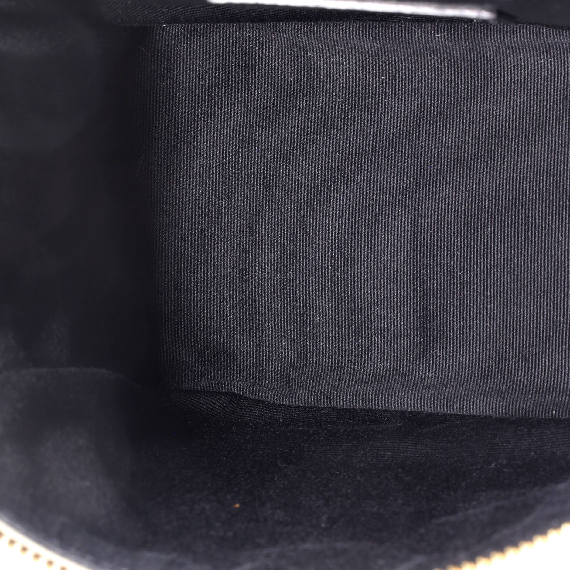 80's Vanity Bag Quilted Leather