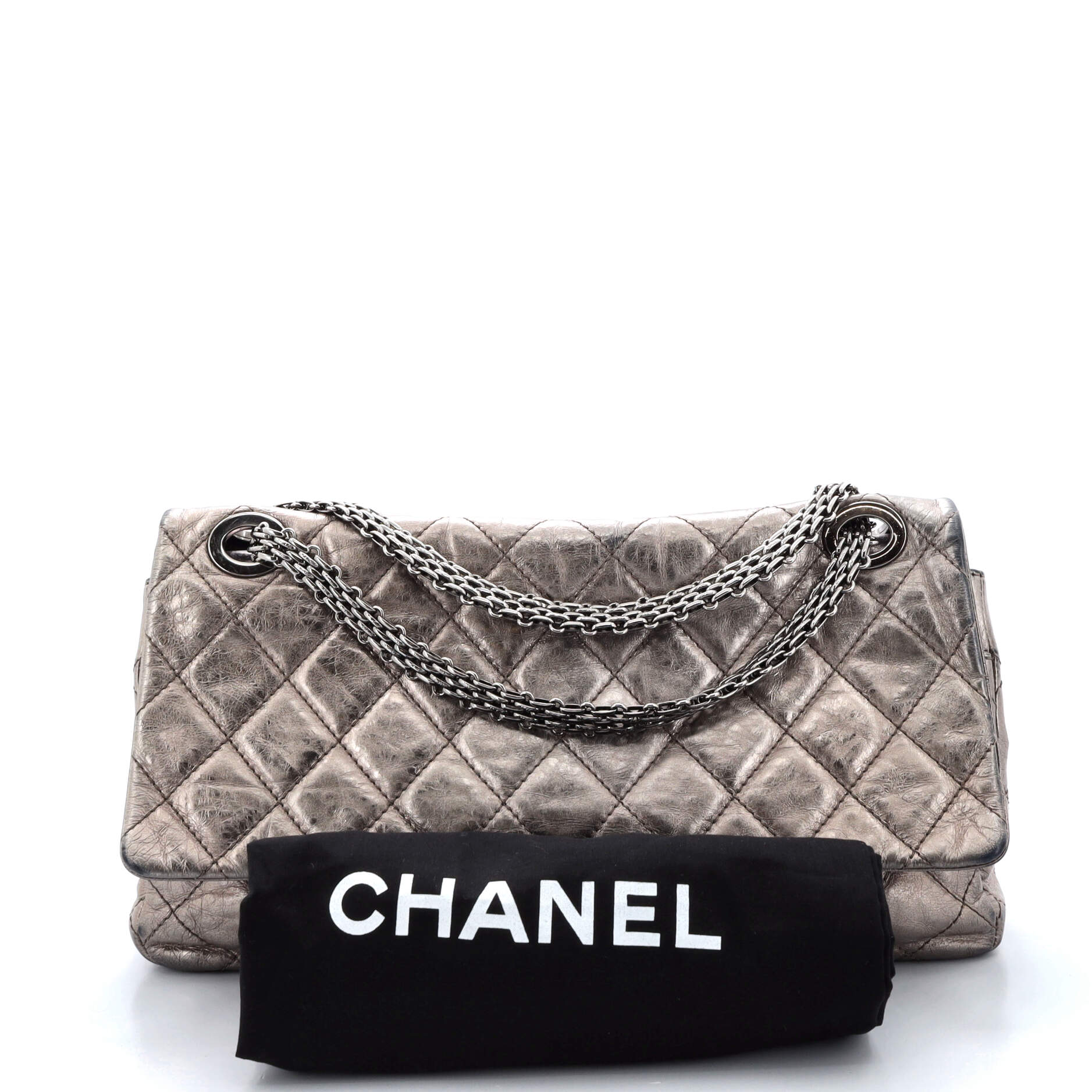 Reissue 2.55 Flap Bag Quilted Metallic Aged Calfskin 227