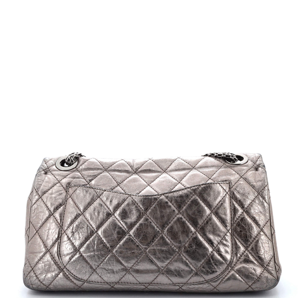 Reissue 2.55 Flap Bag Quilted Metallic Aged Calfskin 227