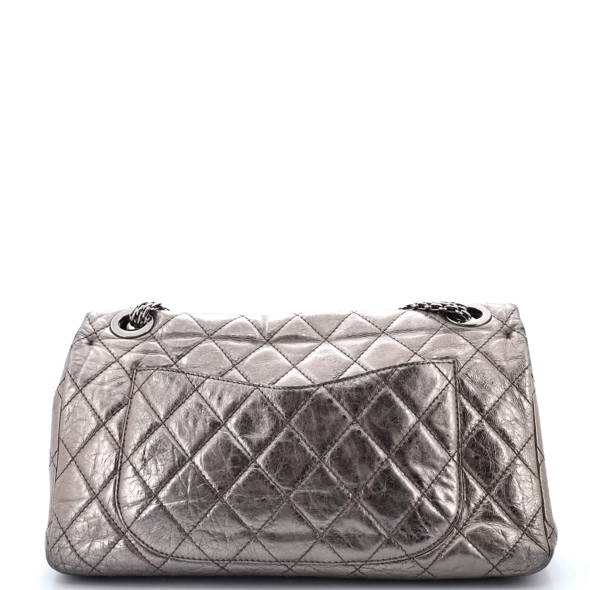 Reissue 2.55 Flap Bag Quilted Metallic Aged Calfskin 227