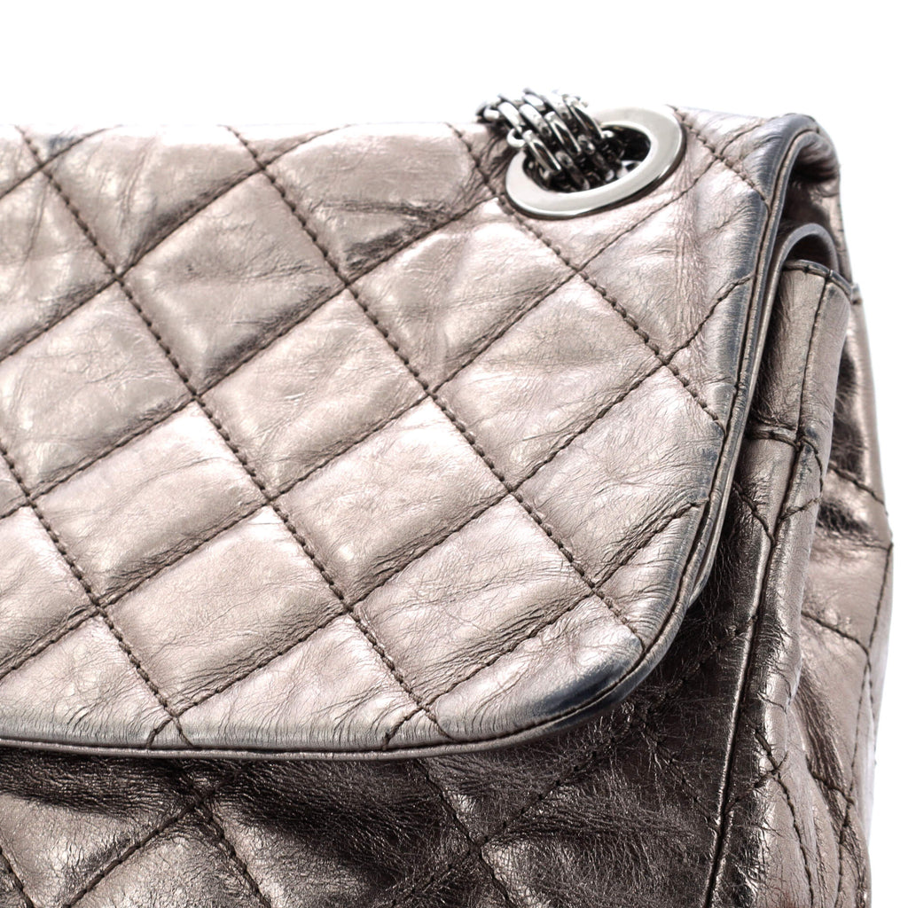 Reissue 2.55 Flap Bag Quilted Metallic Aged Calfskin 227
