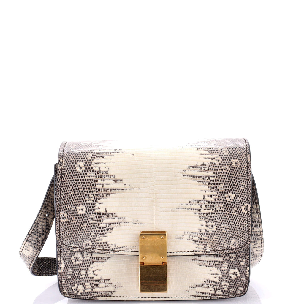 Classic Box Bag Lizard Small