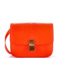 Classic Box Bag Python Medium