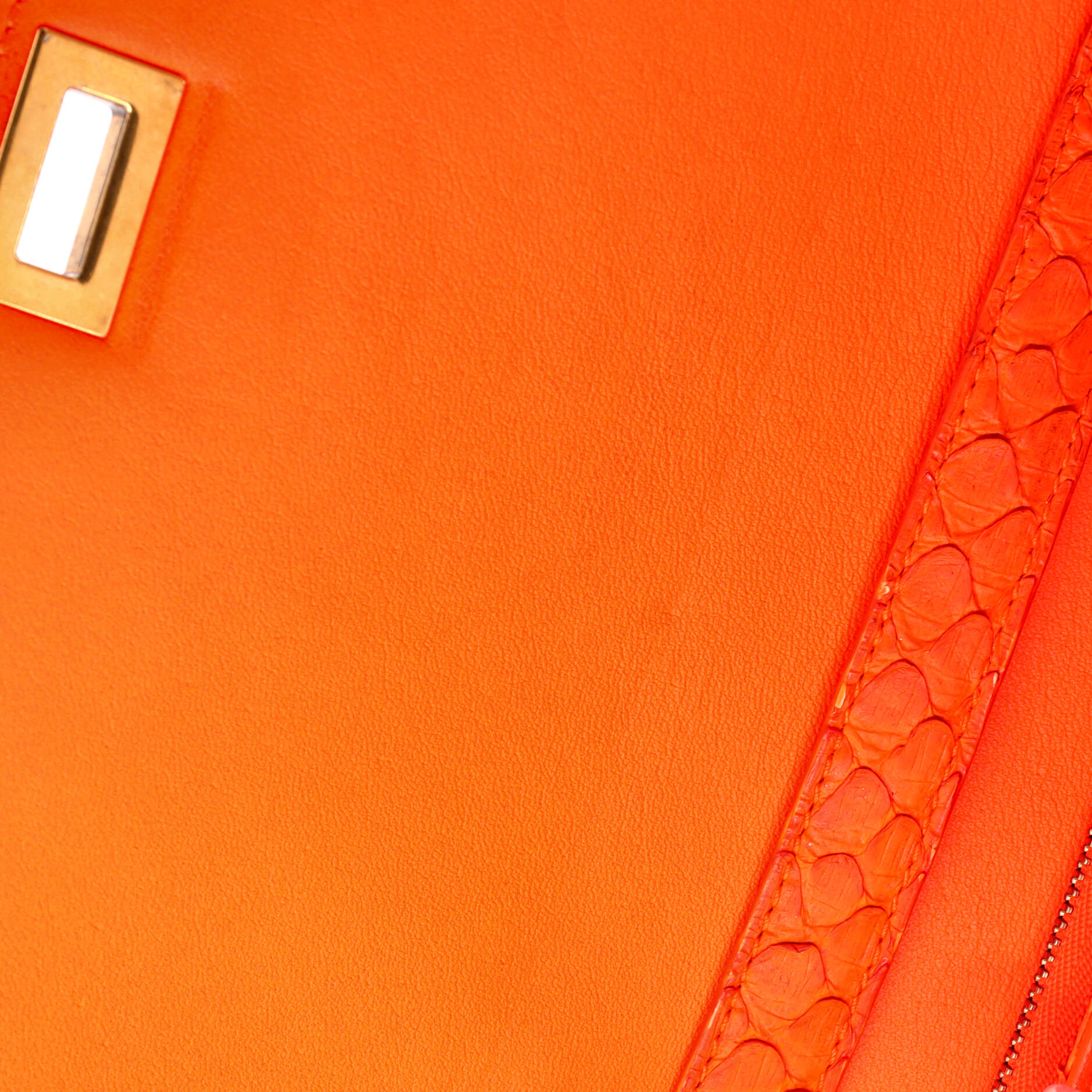 Classic Box Bag Python Medium