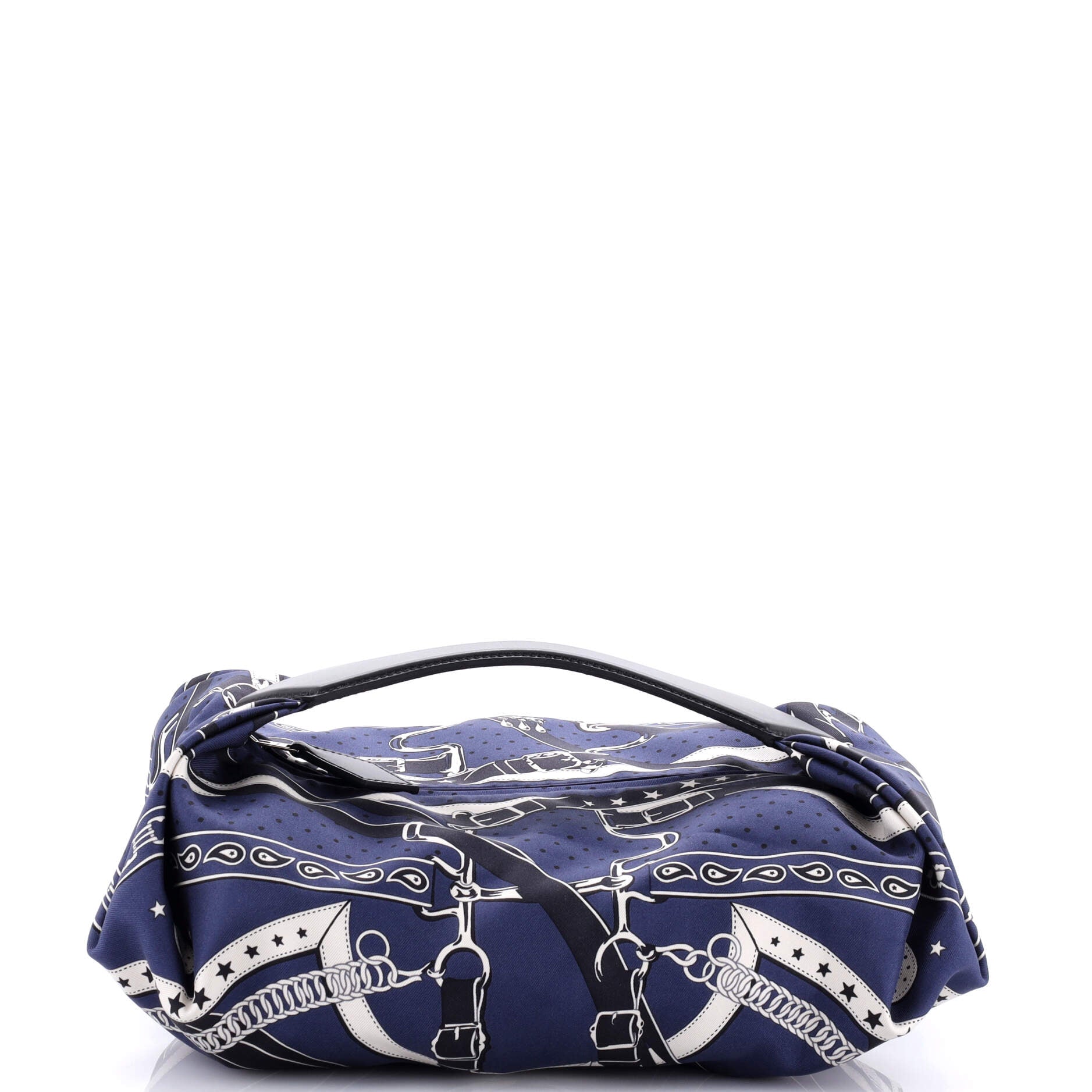 Balusoie Bag Printed Silk and Leather