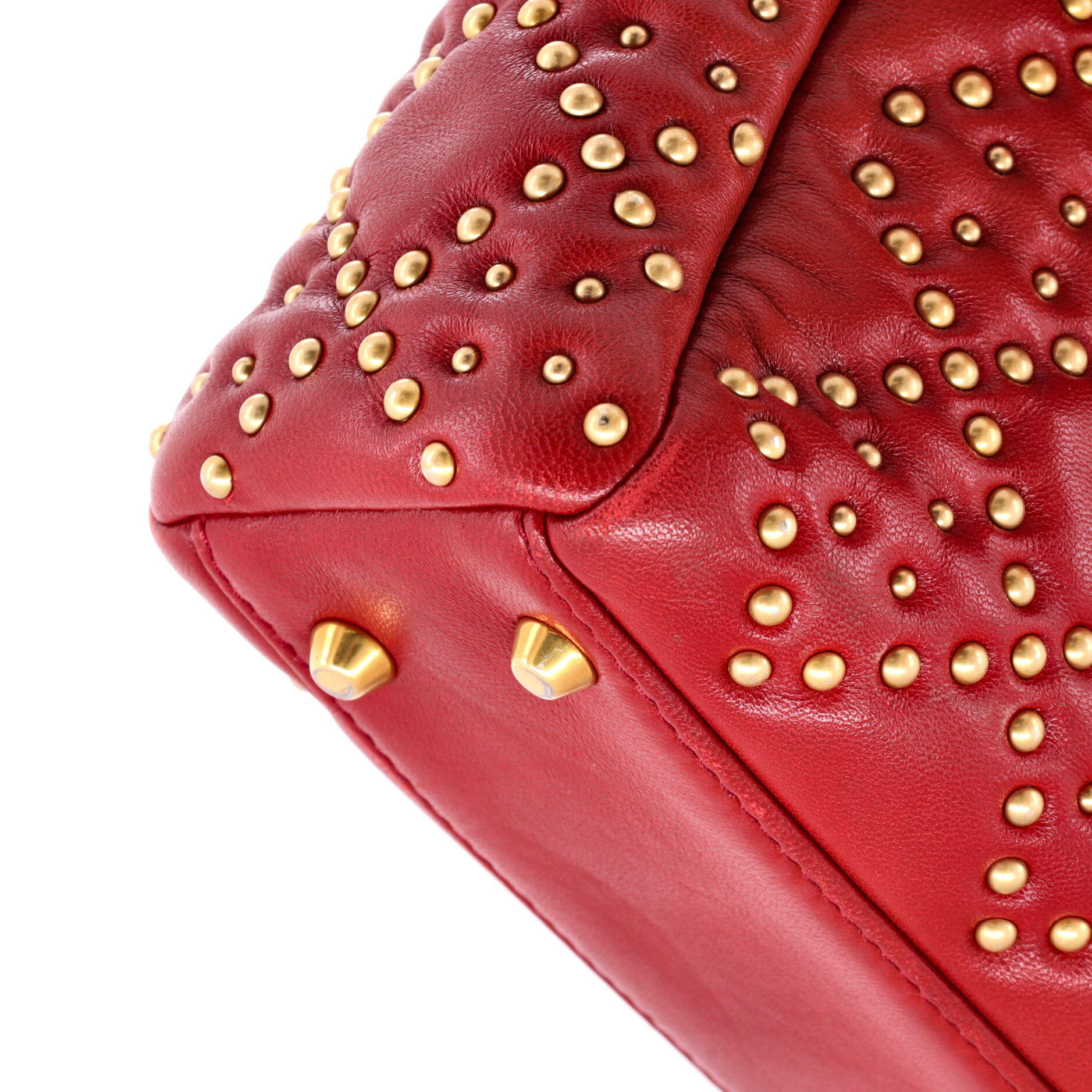 Supple Lady Dior Bag Cannage Studded Lambskin Mini