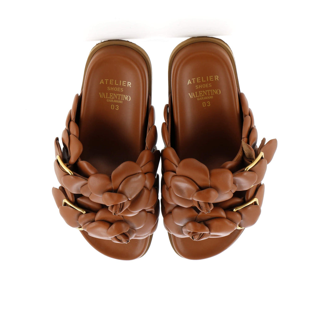 Women's Atelier 03 Rose Edition Buckle Slide Sandals Leather