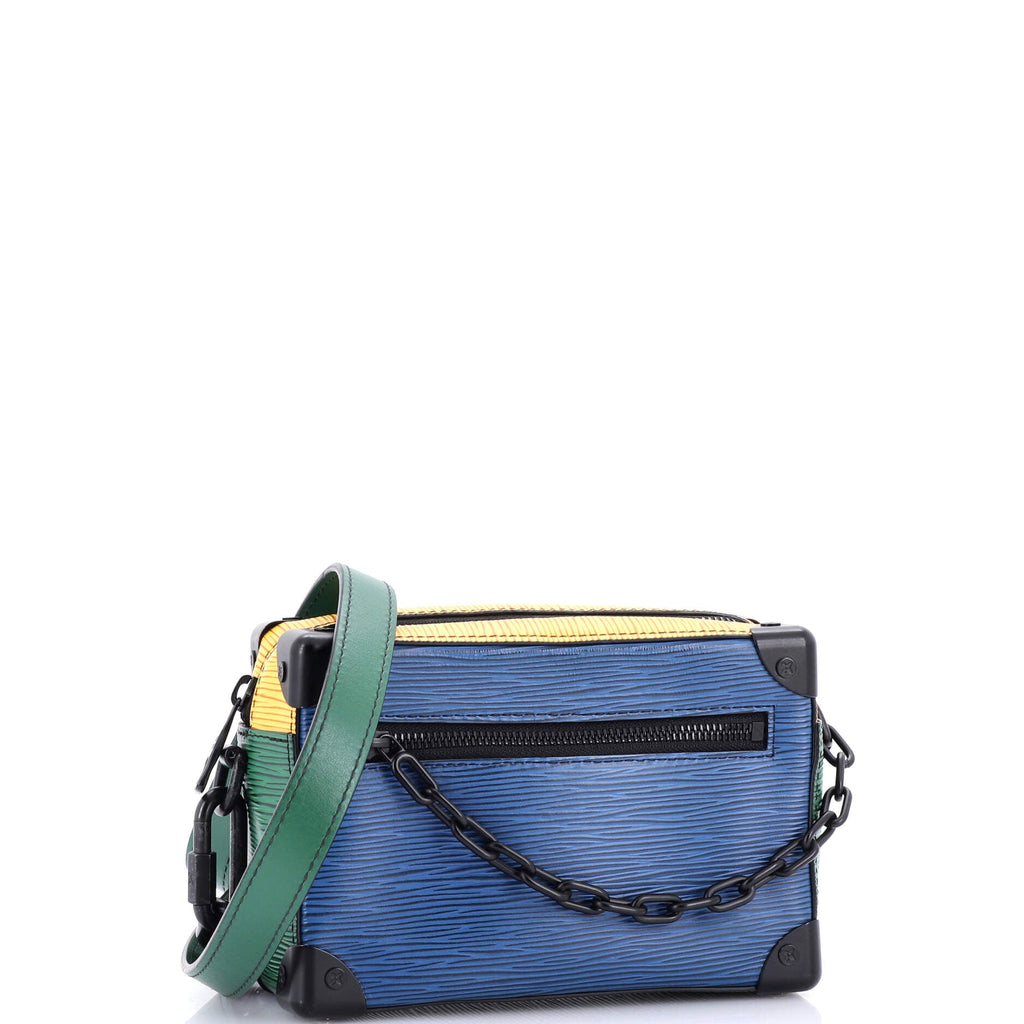 Soft Trunk Bag Colorblock Epi Leather Mini