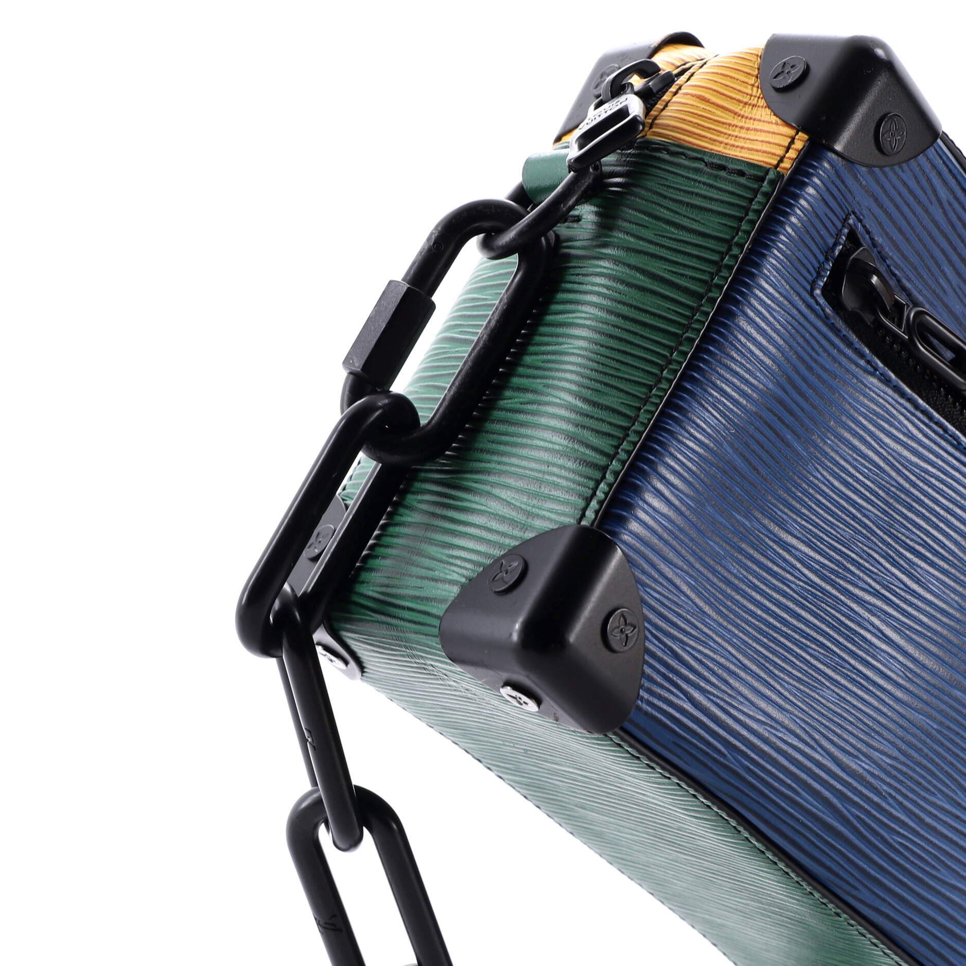 Soft Trunk Bag Colorblock Epi Leather Mini