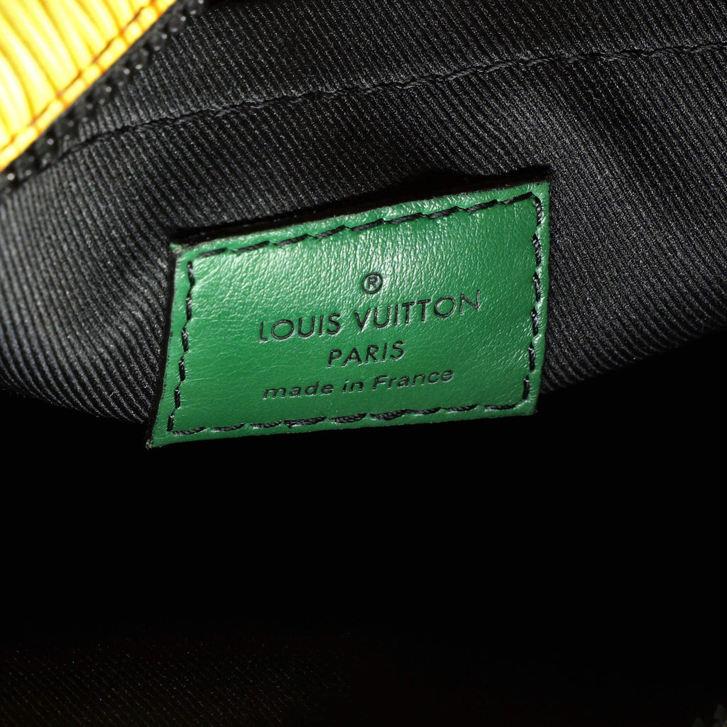 Soft Trunk Bag Colorblock Epi Leather Mini