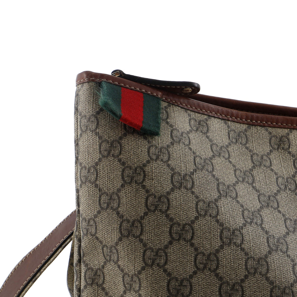 Web Loop Flat Messenger GG Coated Canvas Large