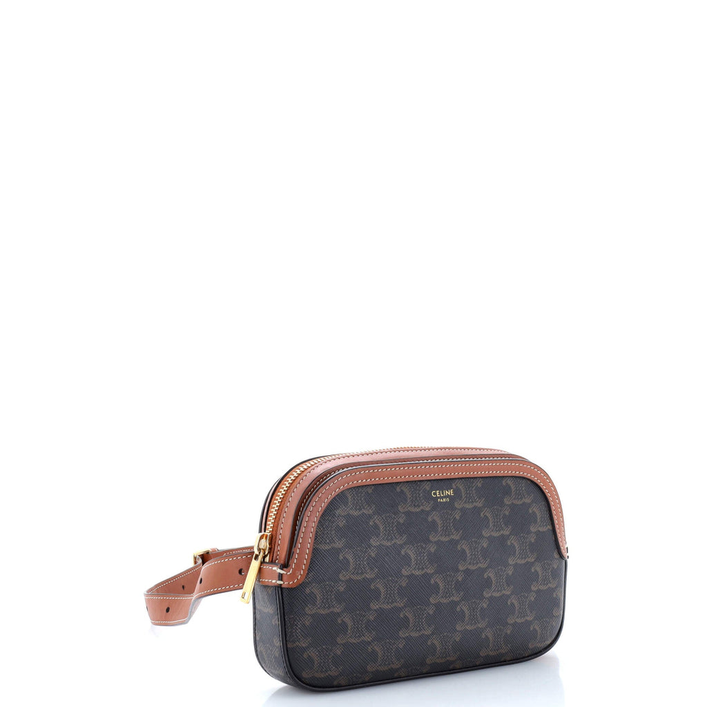 Camera Bag Triomphe Coated Canvas Small