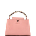 Capucines Bag Leather with Python PM