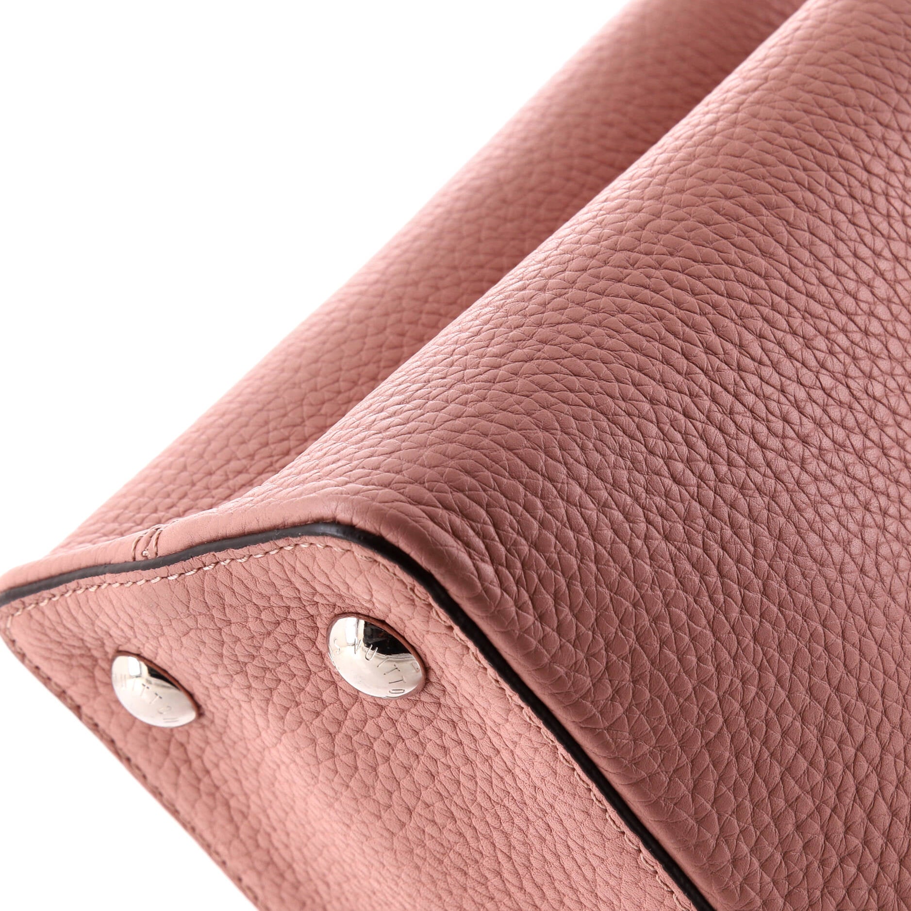 Capucines Bag Leather with Python PM