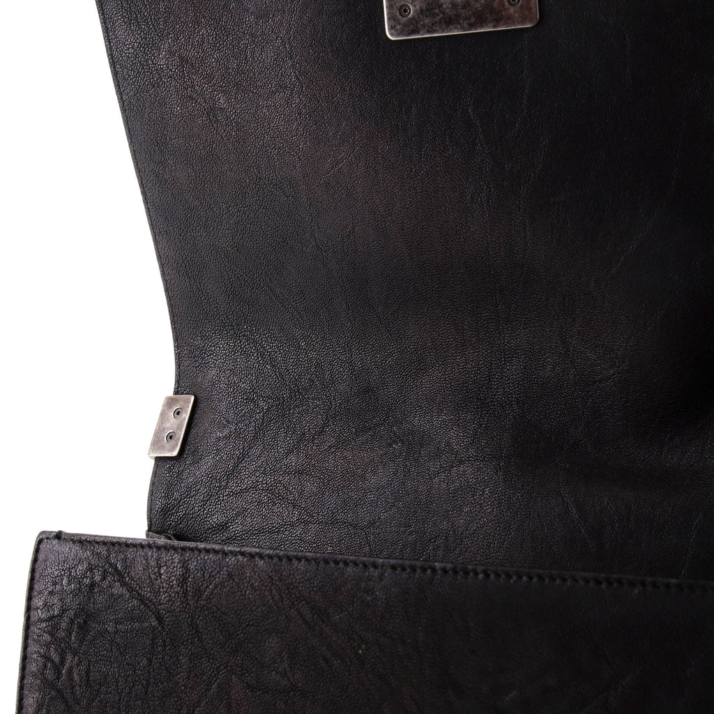 Boy Flap Bag Studded Quilted Distressed Calfskin Old Medium