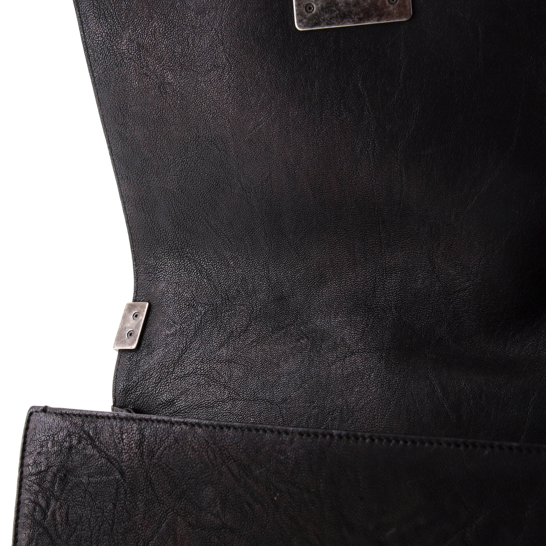 Boy Flap Bag Studded Quilted Distressed Calfskin Old Medium