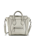 Luggage Bag Grainy Leather Nano